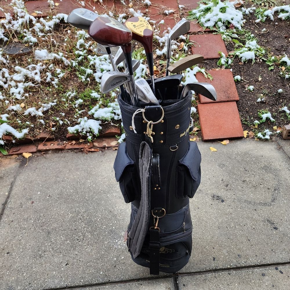 BOB TOSKI  - 6 WAY Golf BAG And Clubs - Please See All Pictures - Picture 10 of 11